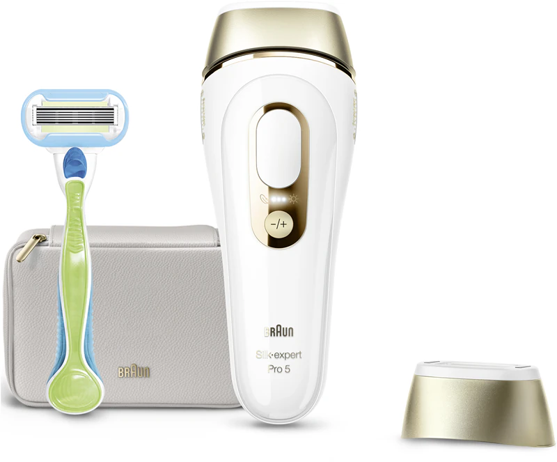 Braun Silk-expert PRO 5 IPL5052 IPL epilátor na tělo, obličej, linii bikin a podpaží