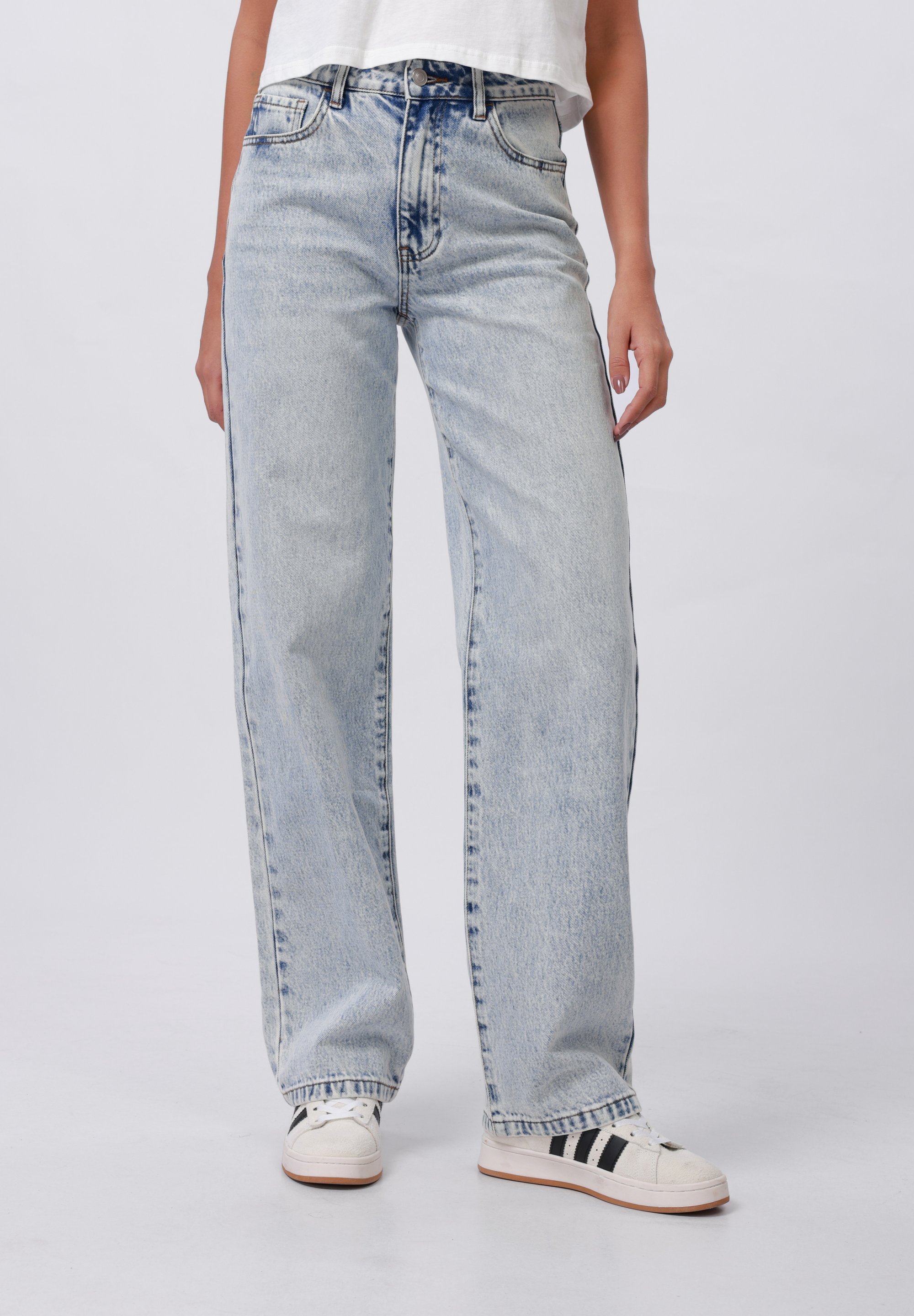 Even&Odd Tall Relaxed fit jeans - blauwe denim