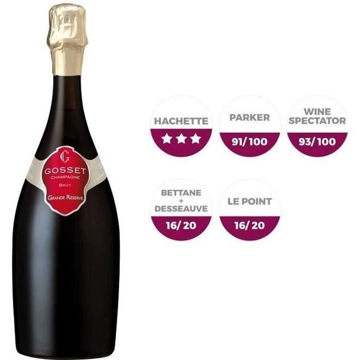 Gosset Grande Réserve Brut Champagne - 75 cl