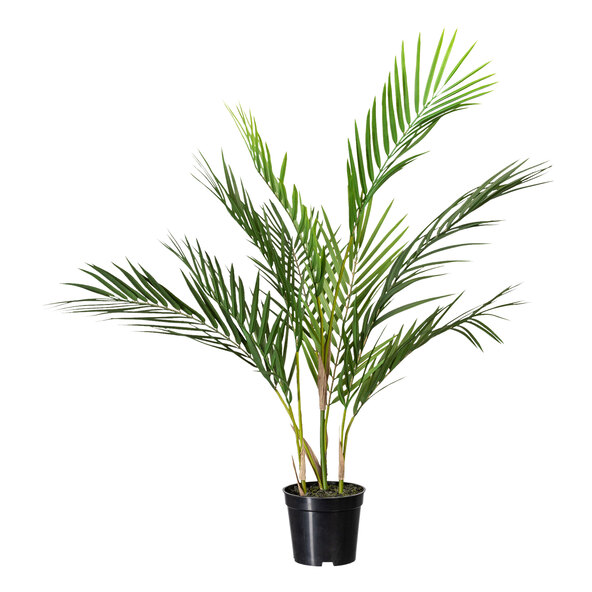Palmier artificial de interior într-un ghiveci de plastic cu pământ, 70 cm