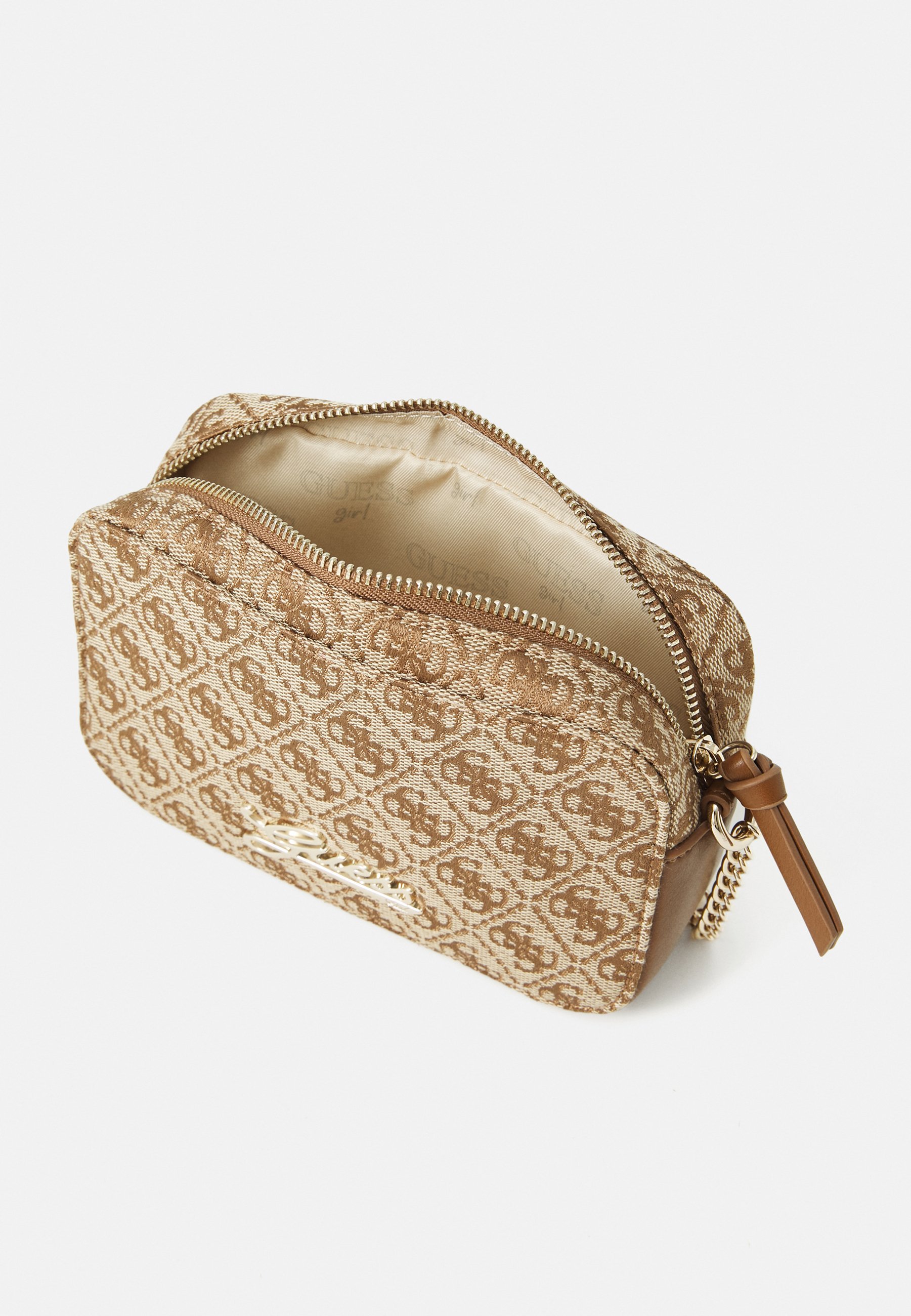 Sac bandoulière Guess Camera Bag unisexe - beige blanc