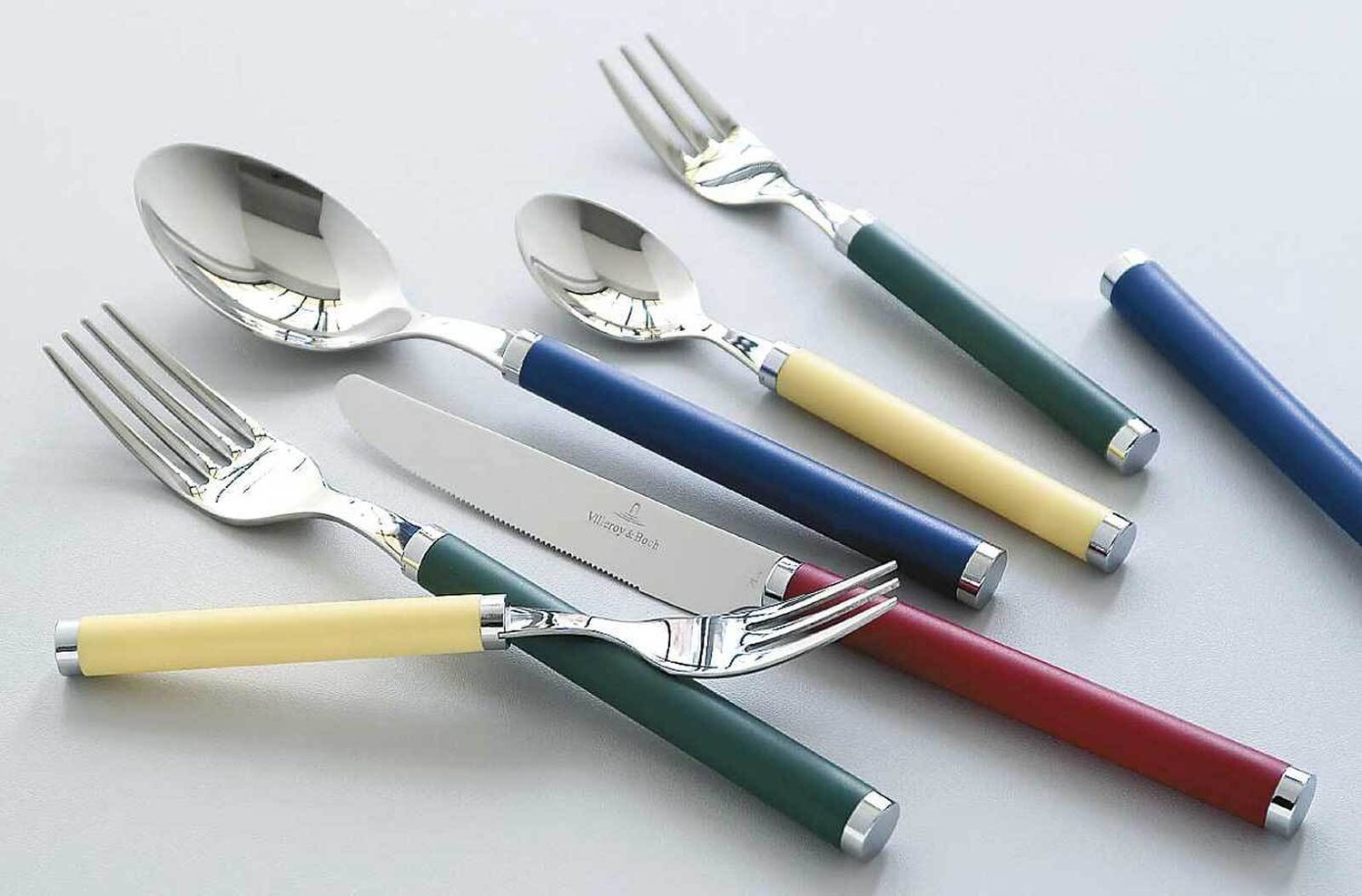 Villeroy & Boch stalo įrankių rinkinys, stalo įrankių dėklas, 30 dalių, „Play! Sunny Day“ – 1 dalis