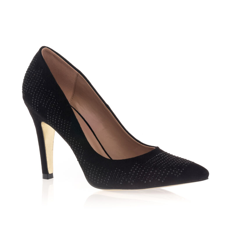 Zapatos de tacón negros para mujer