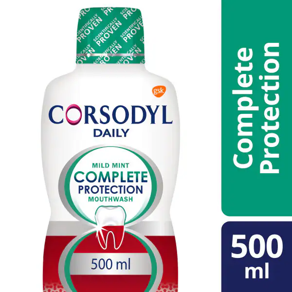 Corsodyl Daily Comp Mentă Blândă MW 500ml