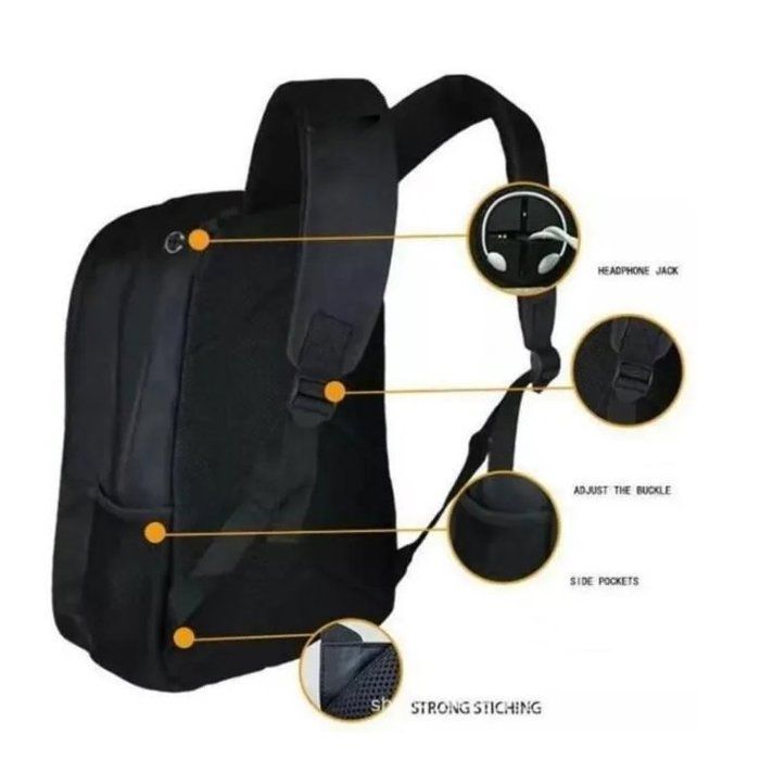 Mochila infantil JINDING B, conjunto de 3 peças, poliéster, menino/menina