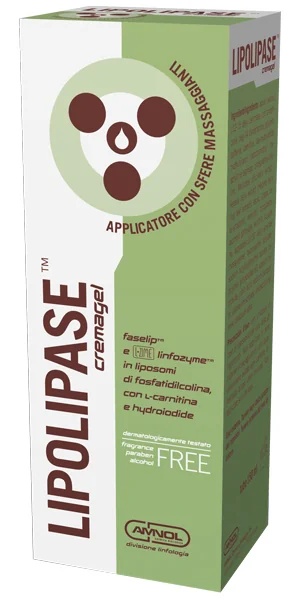 Crema en gel anticelulítica AMNOL Lipolipase 150 ml