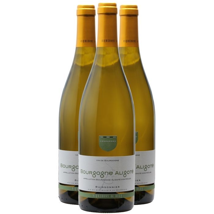 Cave des vignerons de Buxy Bourgogne Aligoté 2023 - Vino Blanco Borgoña (3x75cl).