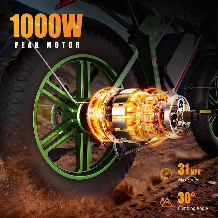 Vélo électrique 1000W 20