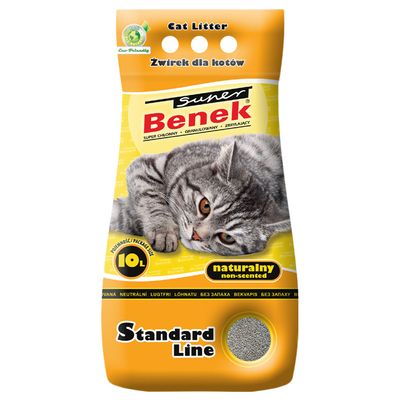 Lettiera per gatti Super Benek Natural