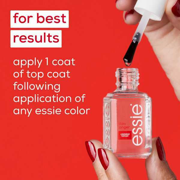 Essie Care Stay Longer Premium Langtidsholdbar Topplakk