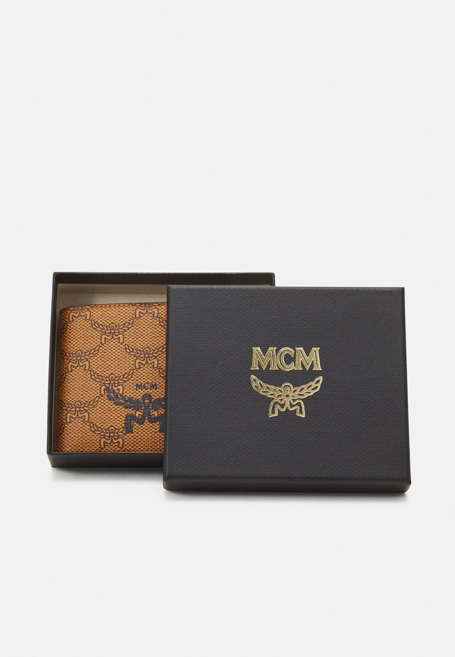 Portefeuille unisexe MCM Lauretos petit format - cognac