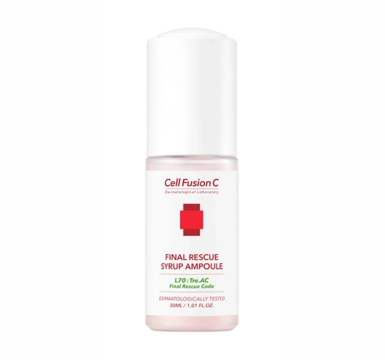 Cell Fusion C Final Rescue Syrup Ampoule serum łagodzące podrażnienia do skóry tłustej i problematycznej 30 ml