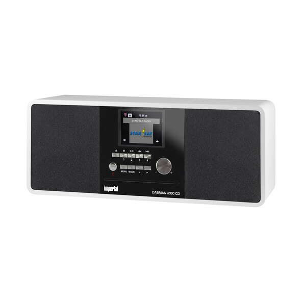 Radio multifuncțional DABMAN i200 CD, alb