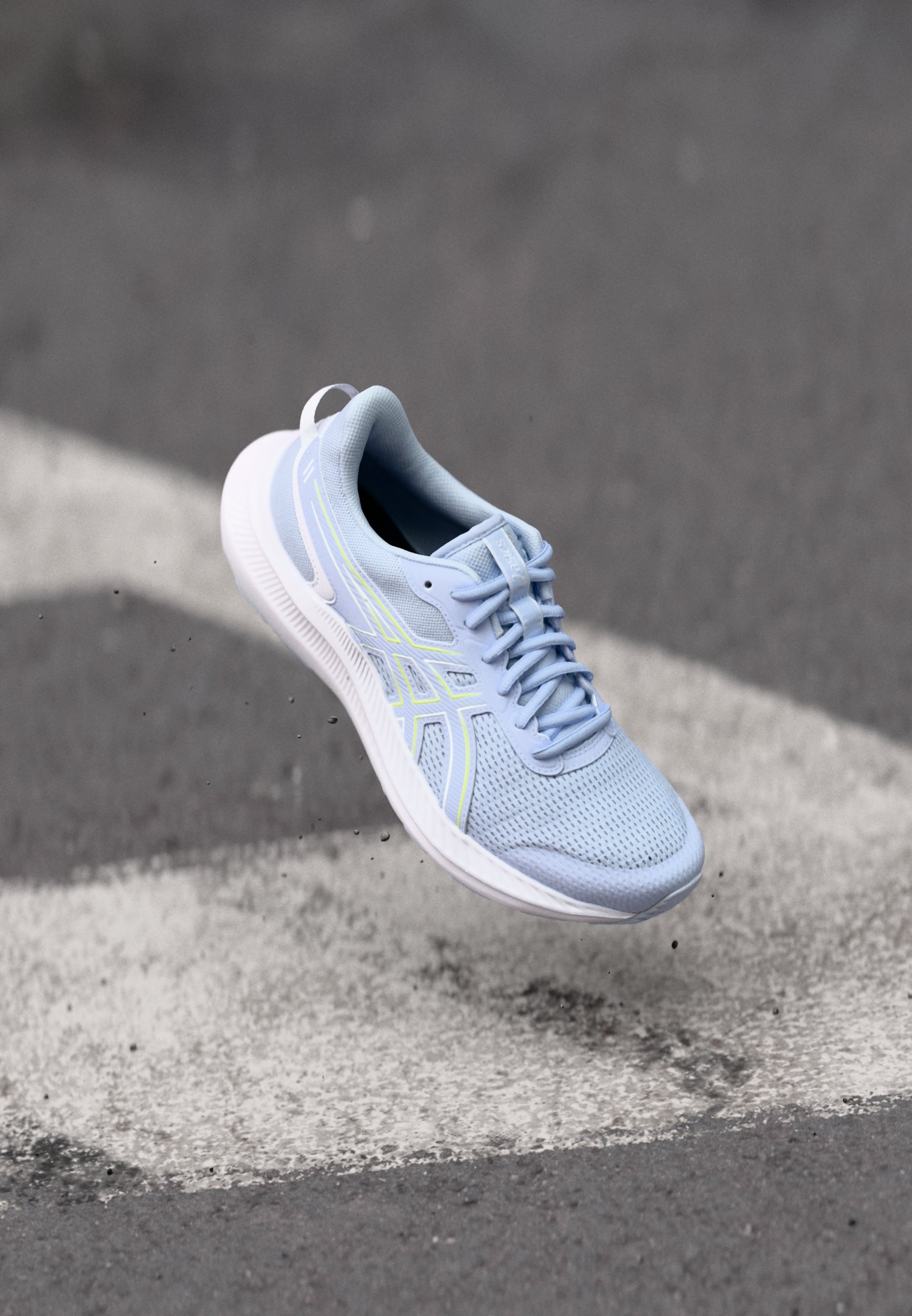 ASICS JOLT 5 - Chaussures de running sur route - bleu dégradé/jaune vif
