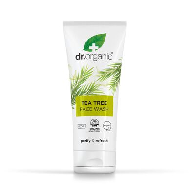 Dr. Organic Tea Tree Face Wash Økologisk Tea Tree Face Cleansing Gel 200ml