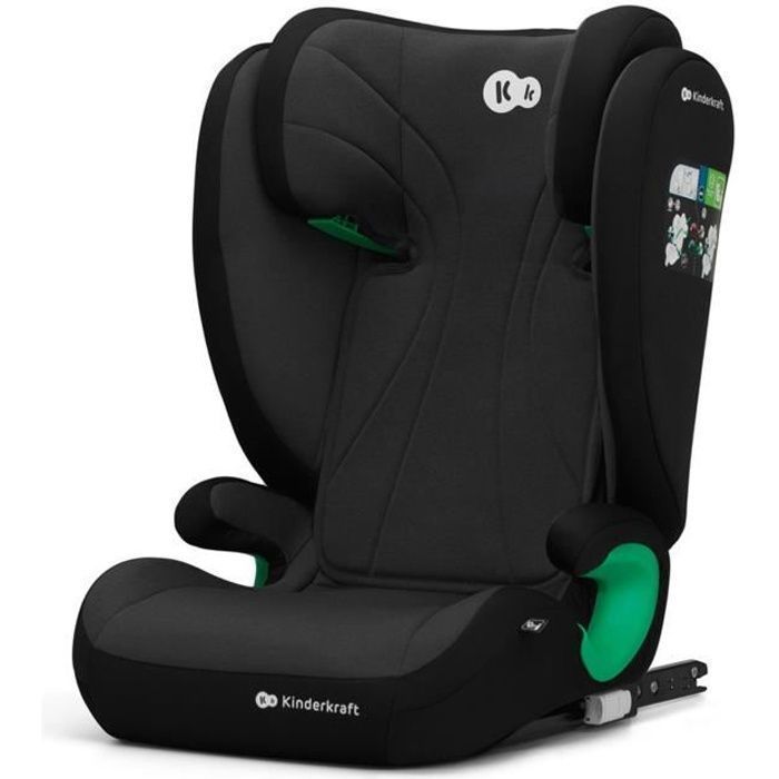 Seggiolino auto Kinderkraft JUNIOR FIX 2 i-Size nero