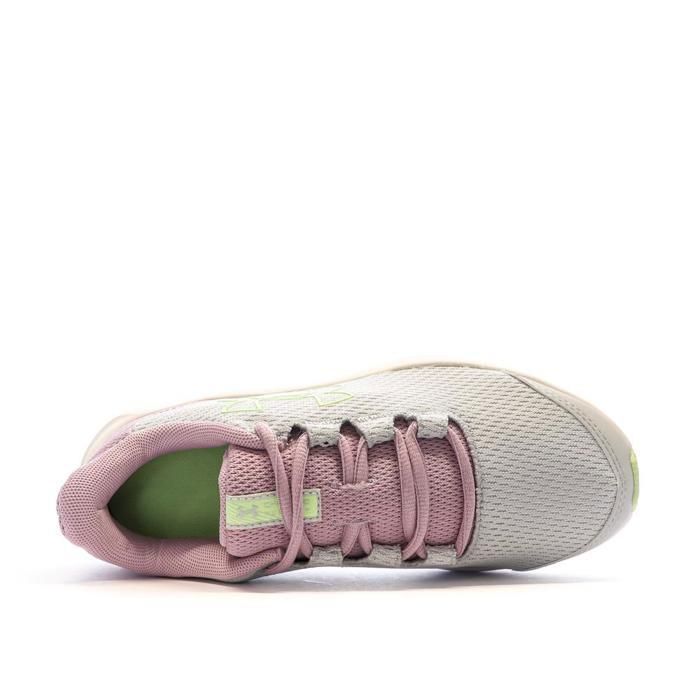 Chaussures de Running Gris/Rose Femme Under Armour Charged Pursuit 3