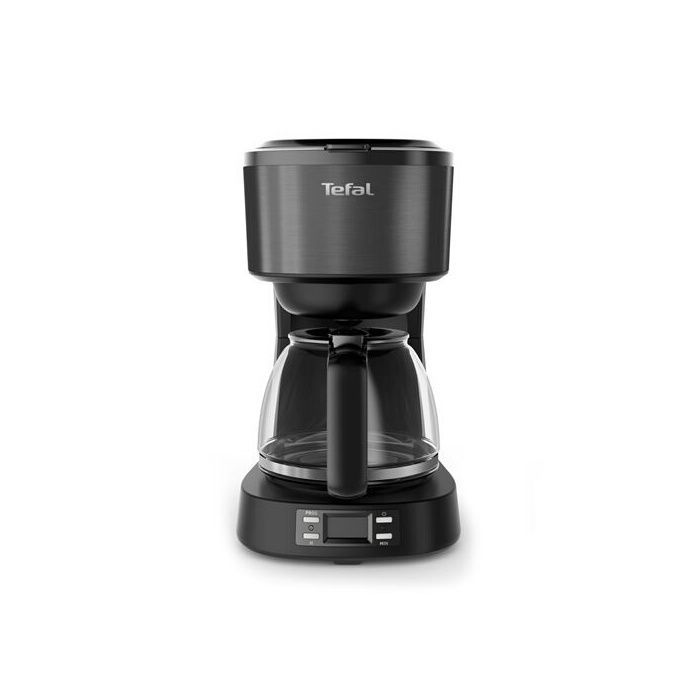 Programmable filter coffee maker - Tefal - Equinox CM520810 - 900 W - Black - Ground coffee