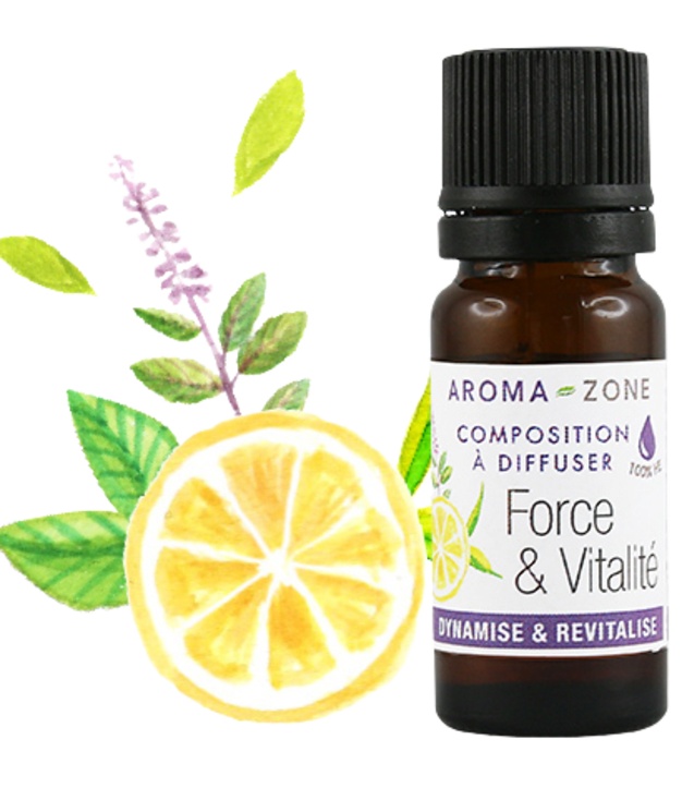 Mezcla de aceites esenciales para difusor: Fuerza y Vitalidad 10 ml