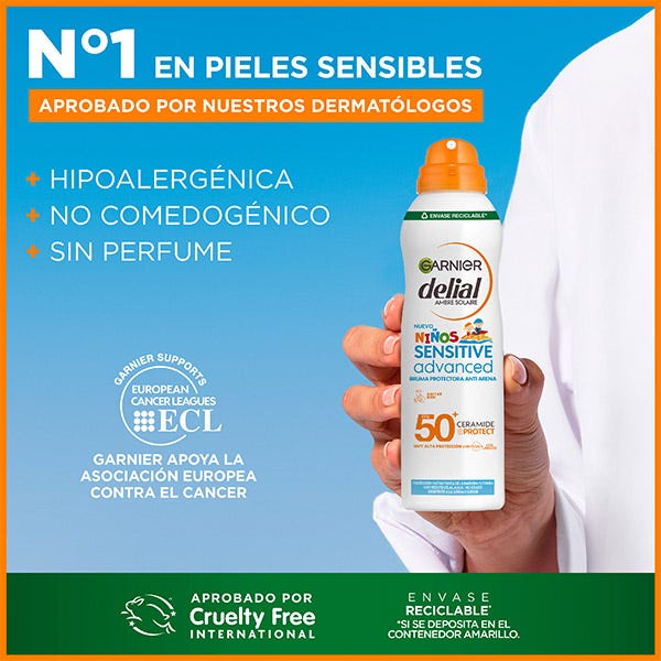 Børn Sensitiv Avanceret Mist Anti-Arena SPF 50| 150ML