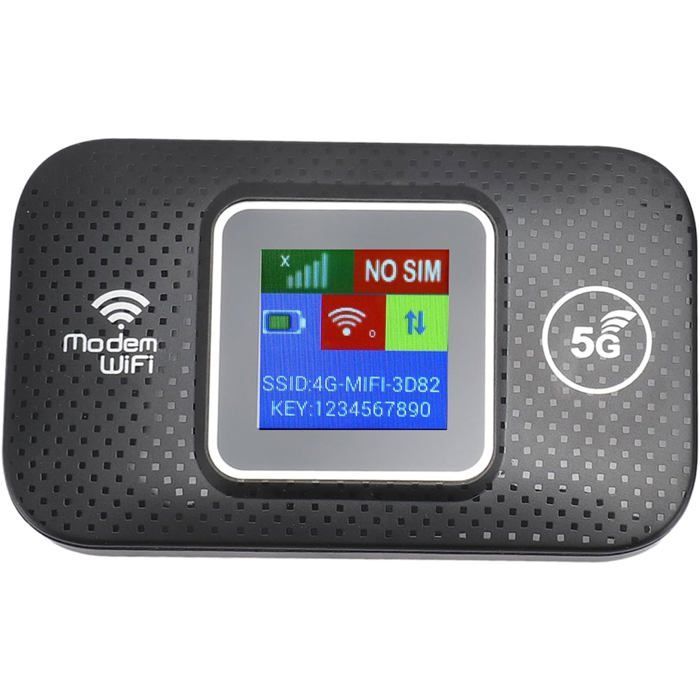 Routeur WiFi Portable,Point D'accès WiFi Mobile 4G LTE avec Emplacement pour Carte SIM pour Asiatique,Prend en Charge jusqu'à