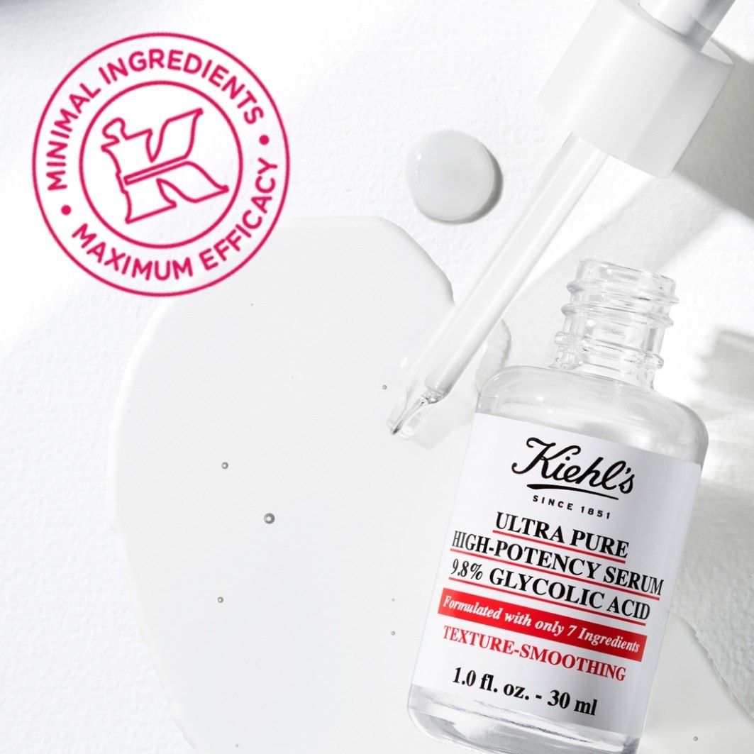 Kiehl's Glowserum Pure Serum Ultra Pure augstas iedarbības serums 9,8% Glykolsäure - 30 ml
