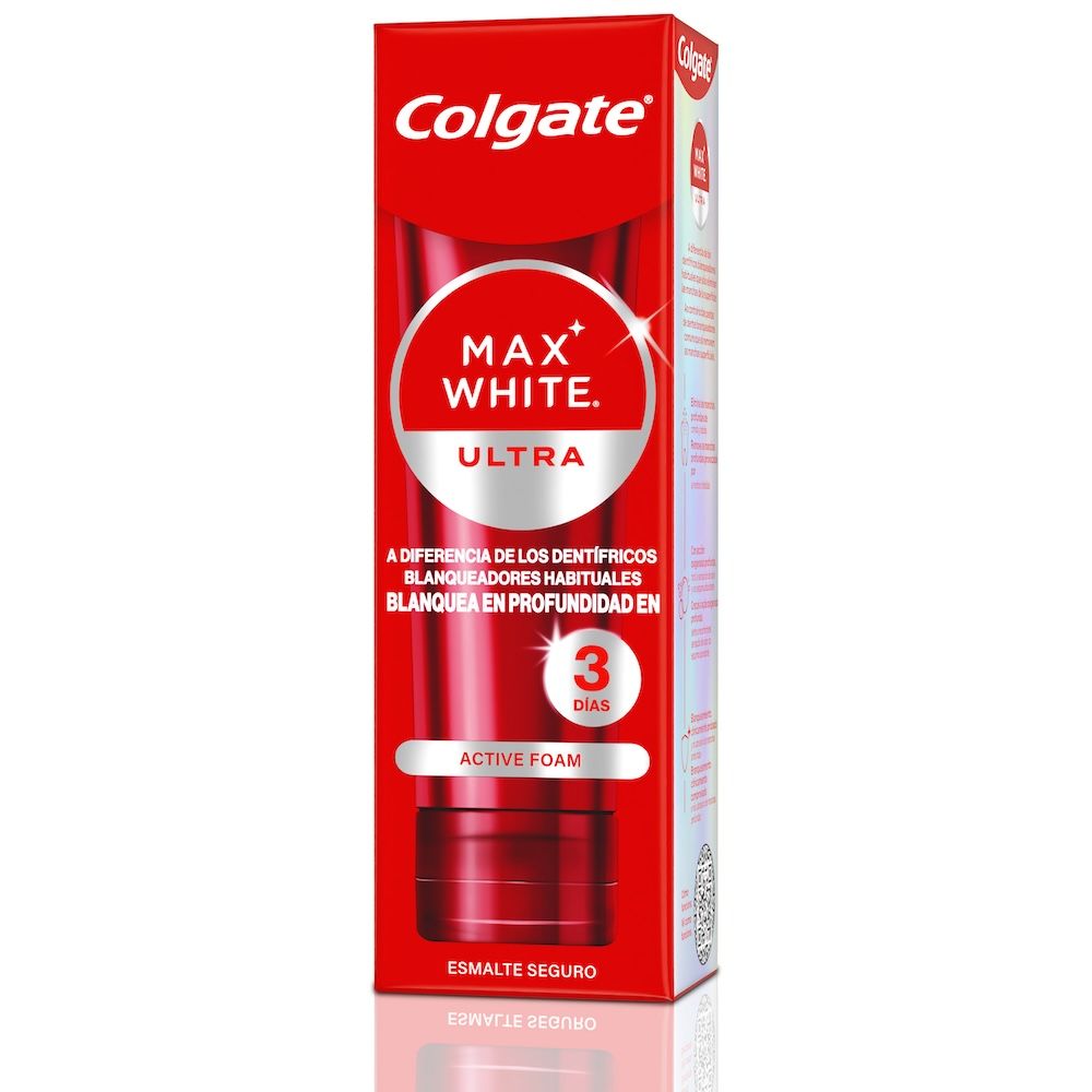 Max White Ultra Active pjenasta pasta za izbjeljivanje zubi Paste za zube i paste za zube