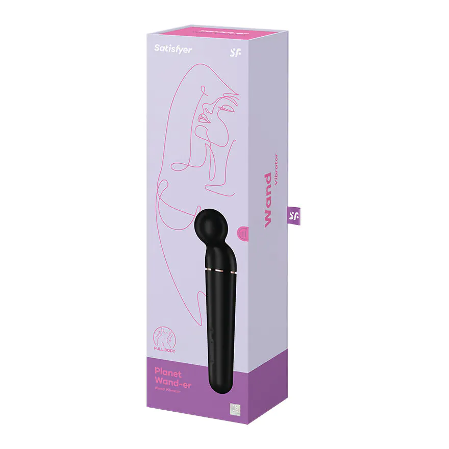 Satisfyer Masażer Wand-er Black + Rosegold