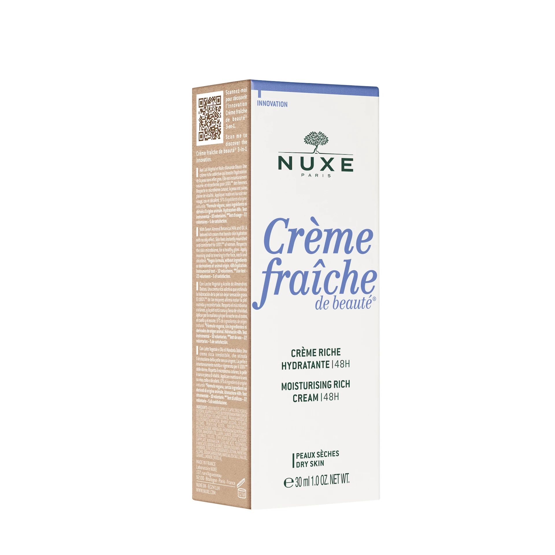 Crème Fraîche De Beauté 48H Rich Cream 30 ml - NUXE