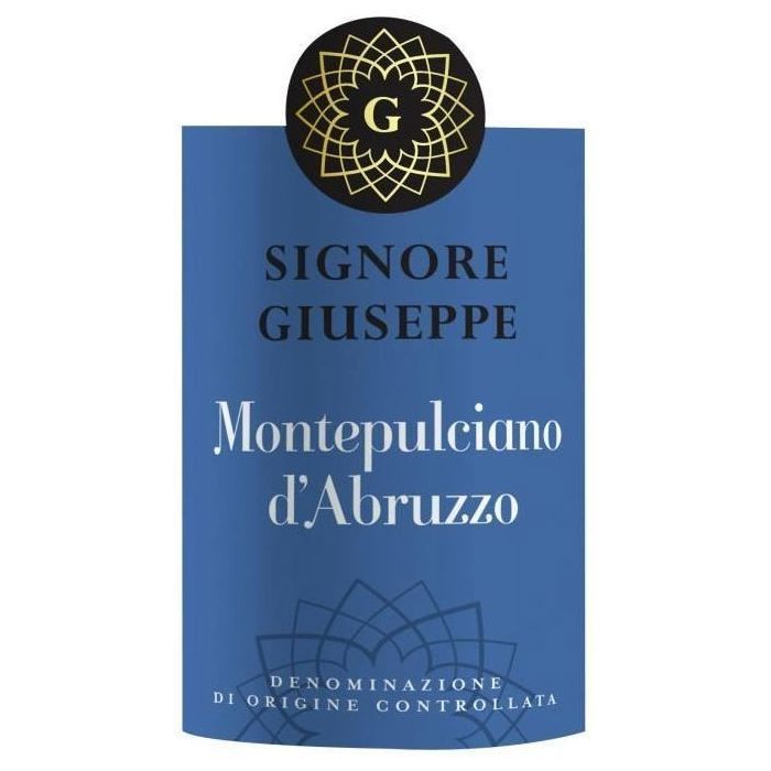Signore Giuseppe 2024 Montepulciano d'Abruzzo - Vin rouge d'Italie