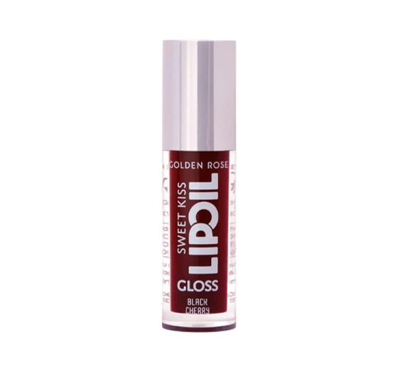 Golden Rose Sweet Kiss Lip Oil Gloss olejek do ust z efektem błyszczyka 08 Black Cherry 4,7 ml