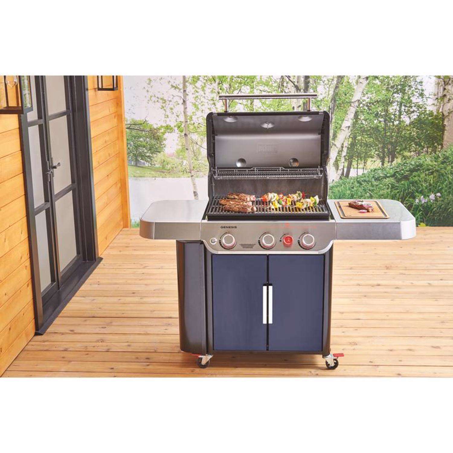 Weber Genesis SA-E-330 3-brännare flytande propangrill Indigo