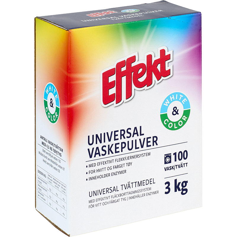 Effekt Tvättmedel 3 kg Universal Effekt