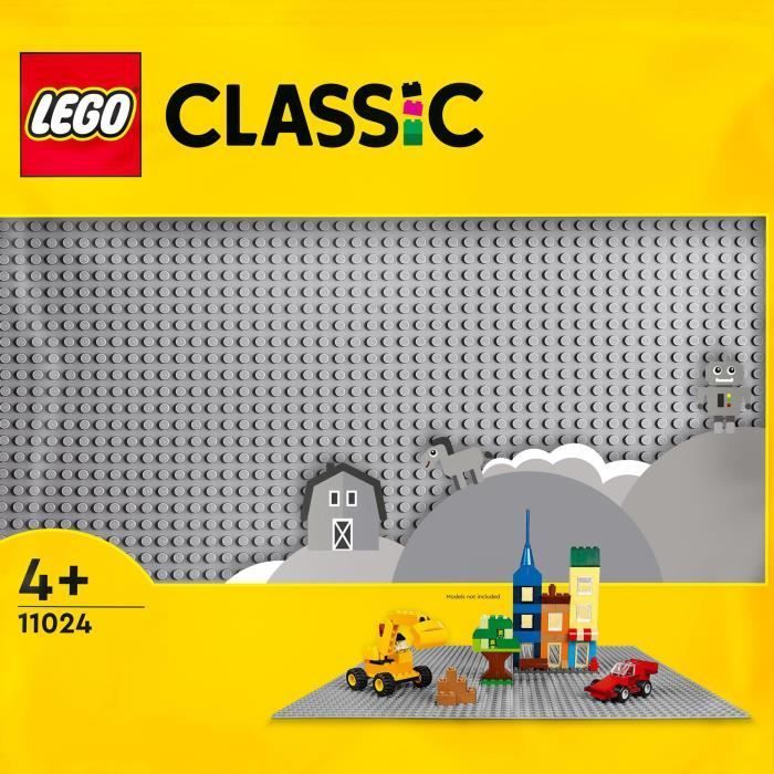 LEGO® 11024 Klassisk grå byggplatta 48x48, basplatta för byggande, montering och uppvisning