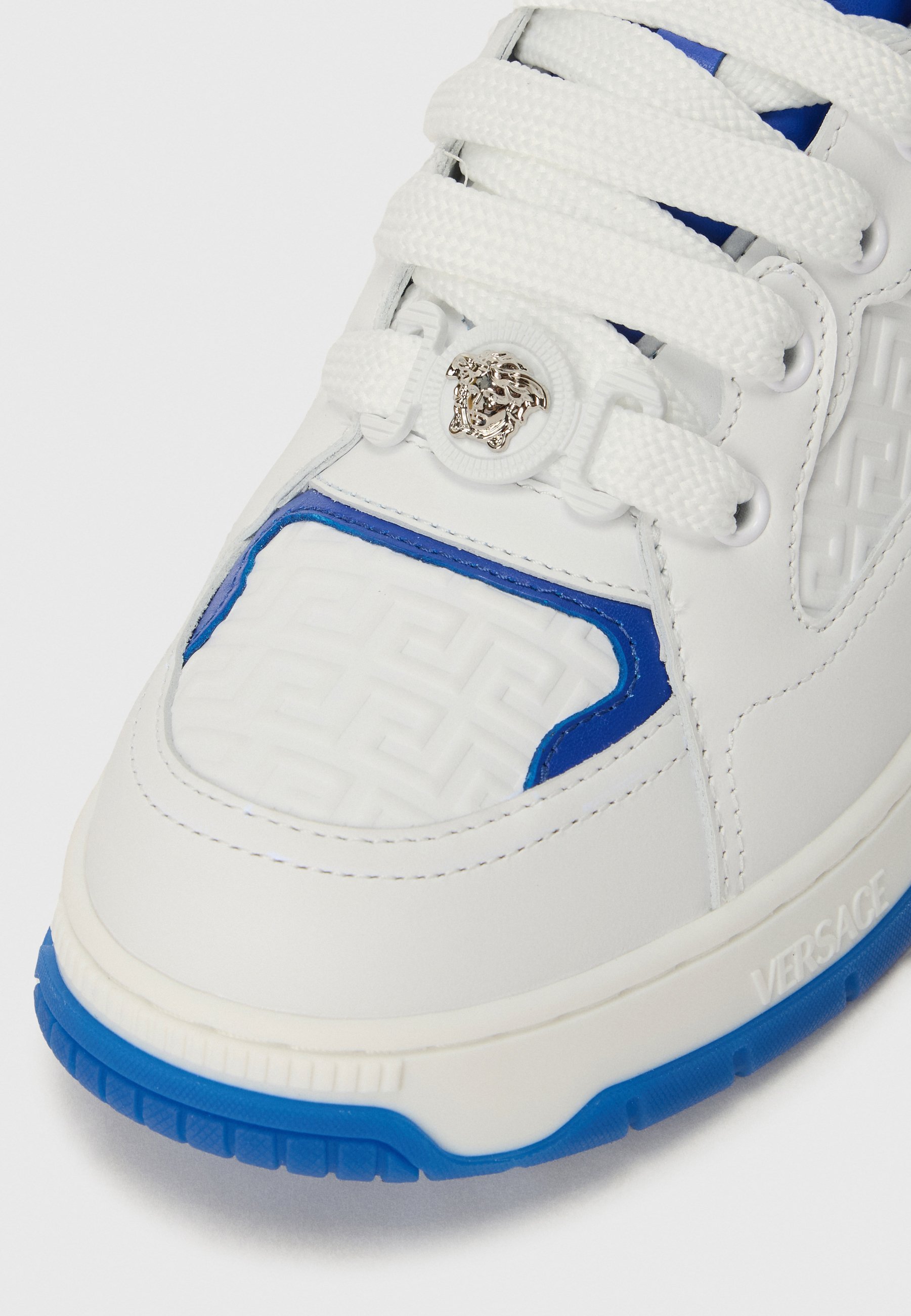Versace Sneakers - hvit/kongeblå/palladium