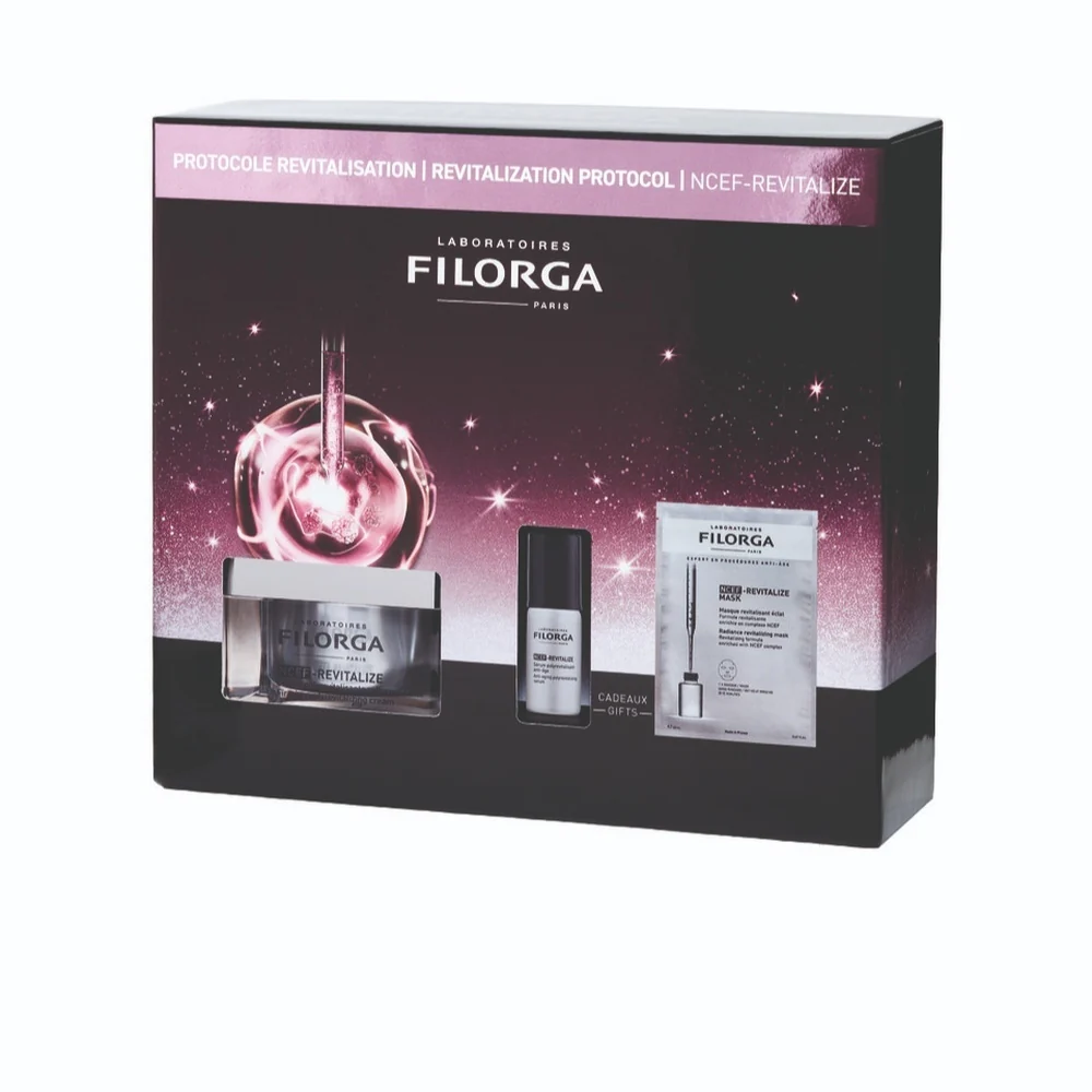NCEF Xmas Coffret Ncef-Revitalize 2025 - Cofanetto Illuminante, Tratt.viso 24 ore effetto globale