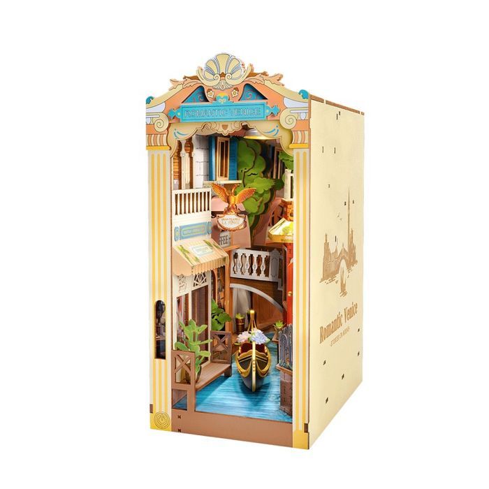 Serre livre en bois Romantic Venice Book Nook