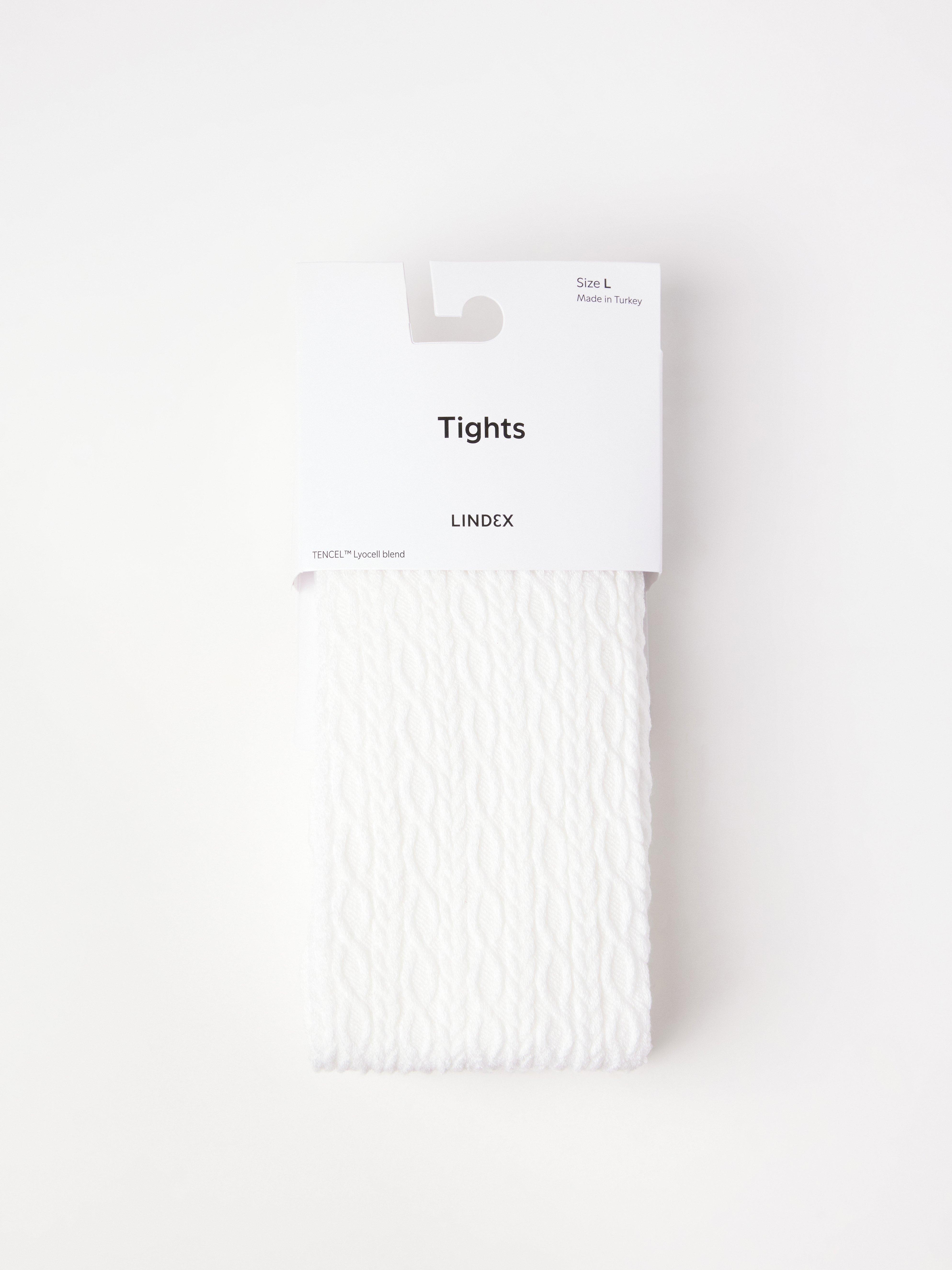Kabelové nalepení strumpbyxa Light Dusty White