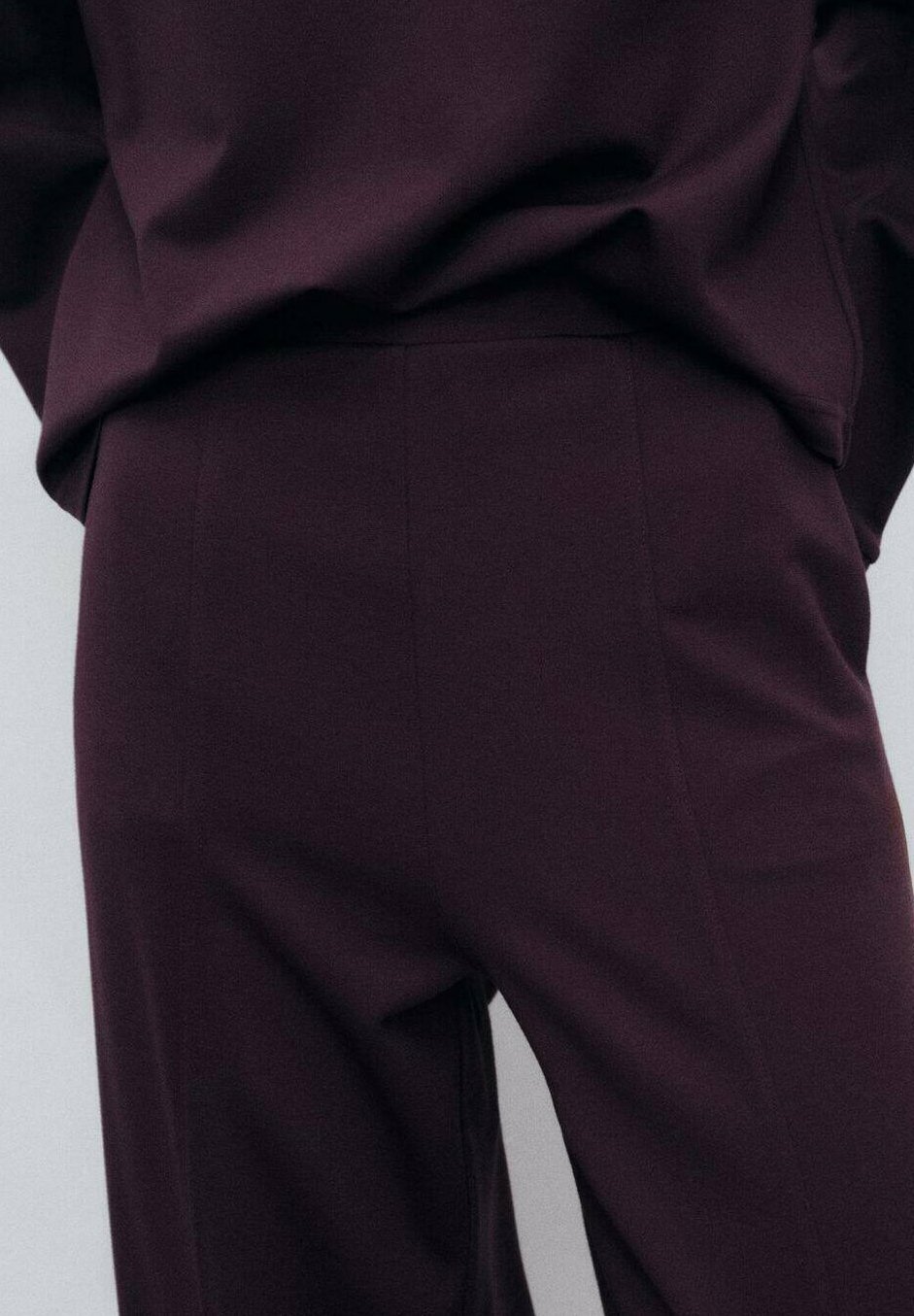 Mango joggingbroek met elastische tailleband - trainingsbroek - bordeaux