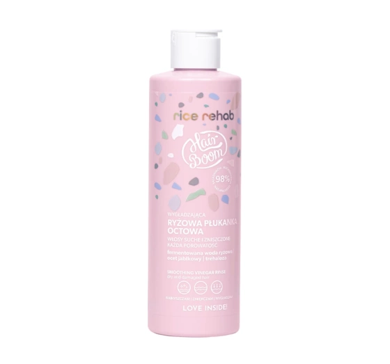 Hairboom Rice Rehab wygładzająca ryżowa płukanka octowa 200 ml