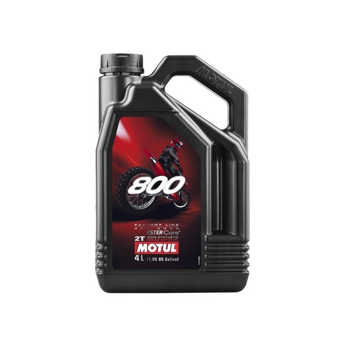 4L can of Motul 800 FACTORY LINE OFF ROAD RACING 2-stroke oil for motocross/TT