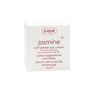 Ziaja Jasmine dieninis kremas nuo raukšlių SPF 6 Age 50 Stangrinantis veido kremas nuo raukšlių brandžiai odai 50 ml