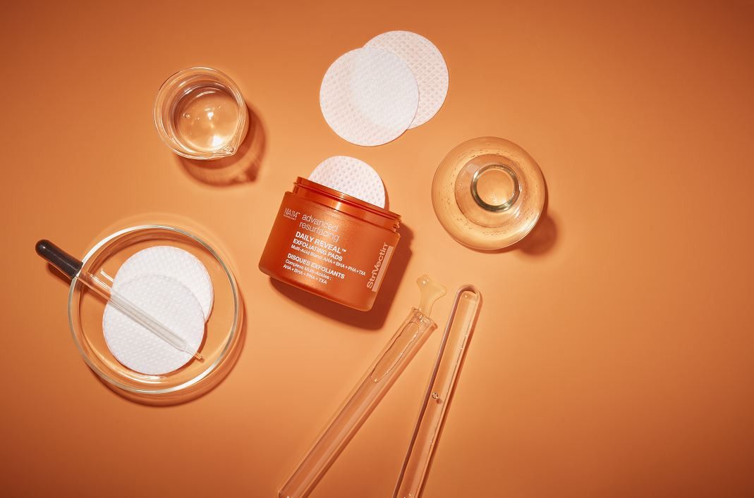 Pomlajevalne piling blazinice Pilingi za obraz iz lekarne
