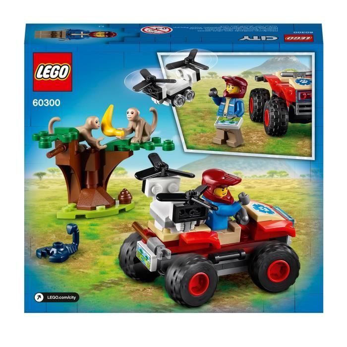 LEGO® 60300 City Wildlife Wildlife Rescue Quad Bike with Minifigures