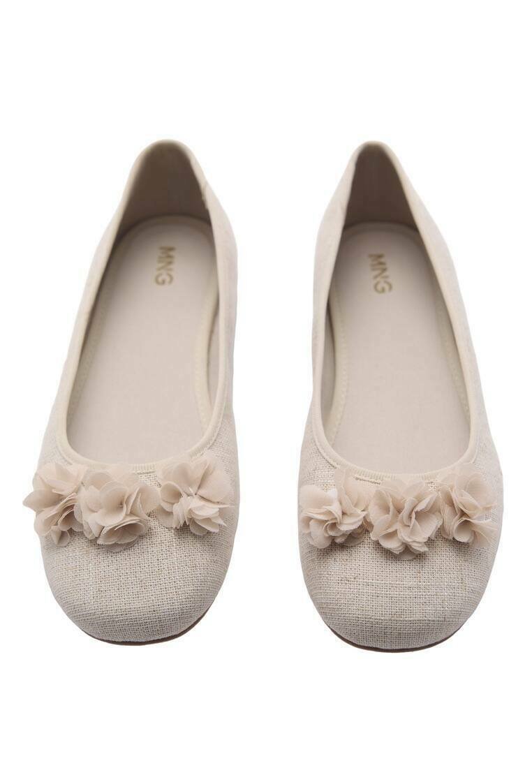 Ballerines Mango Kids - blanc cassé