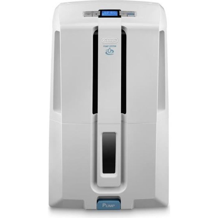 DELONGHI - DD230P - Deshumidificador de aire - 30L/24h - Gas R290 - Depósito de 7L - Blanco