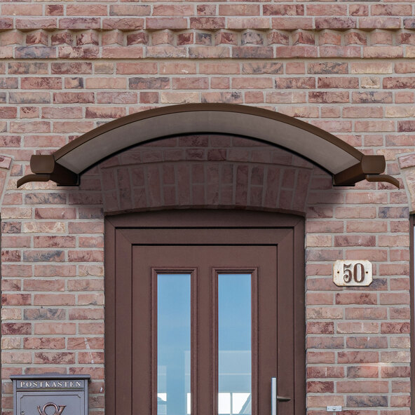 Round arched canopy NO-160, brown