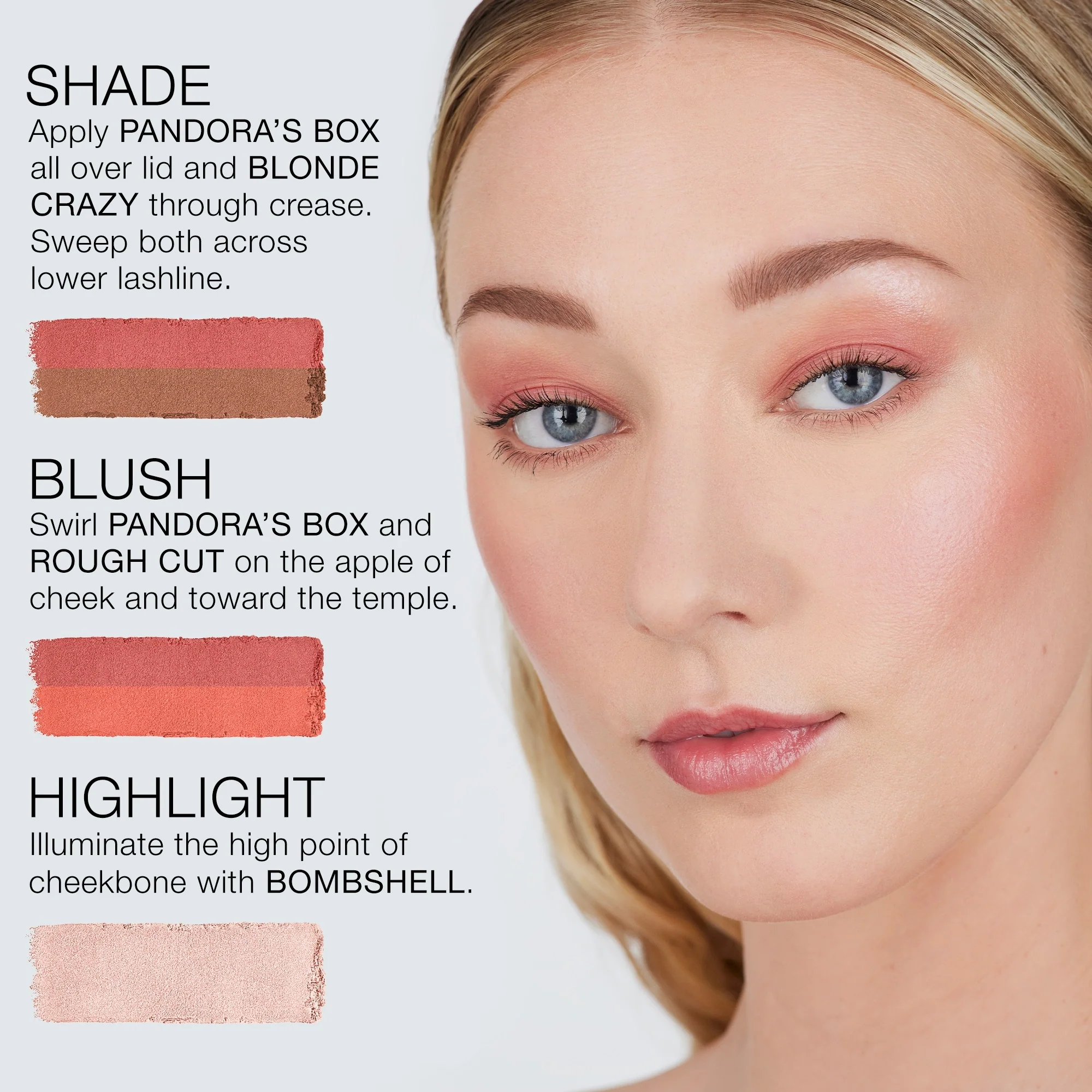 Viso PURE LUXURY LIGHT REFLECTING CHEEK & EYE MAKEUP PALETTE - Palette viso