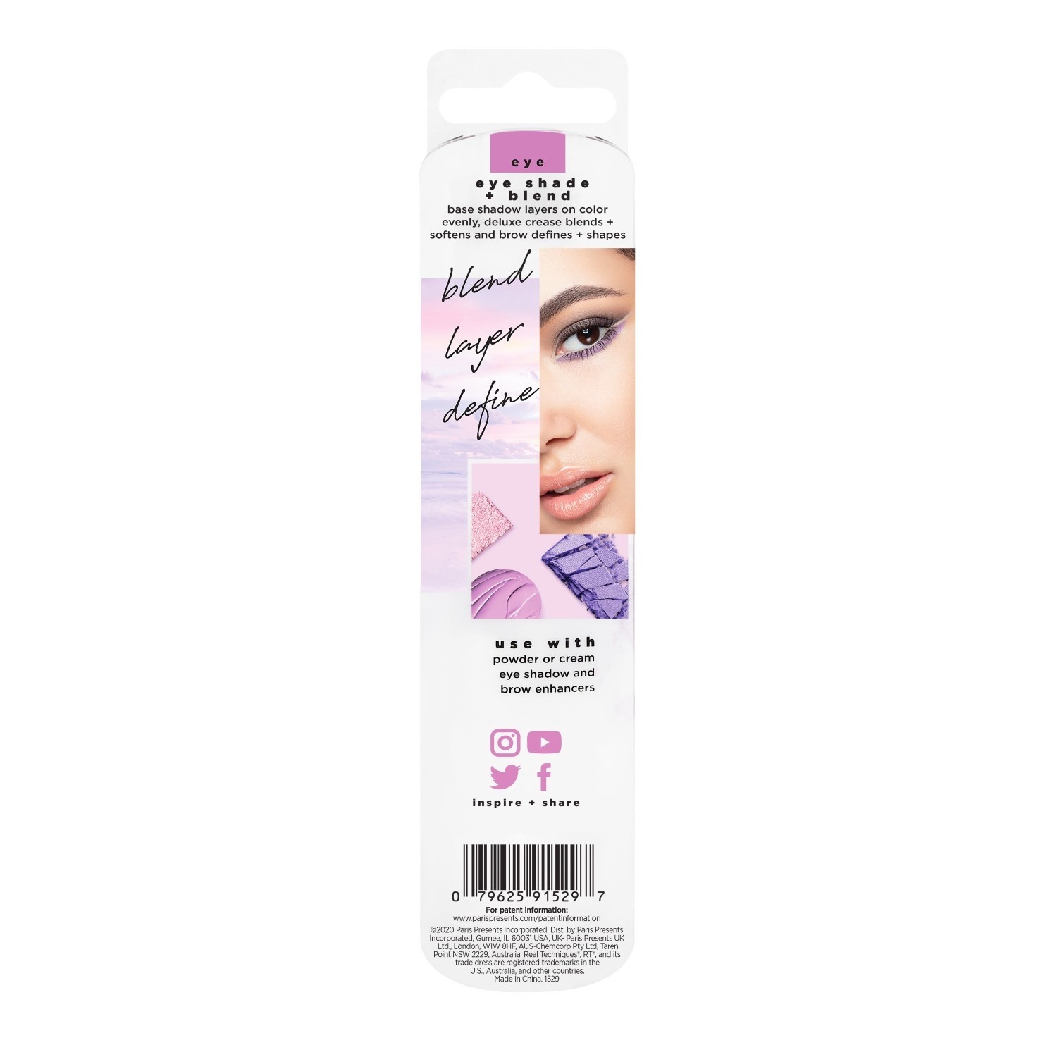 Real Techniques Eau de Parfum Eye Shade & Blend – 1 vnt