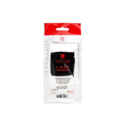 Serviette enveloppante pour le visage